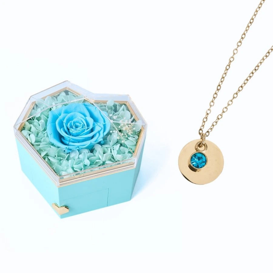 Collar Corazón Eterno & Disco Personalizado