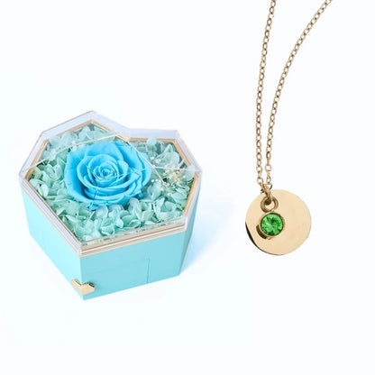 Collar Corazón Eterno & Disco Personalizado