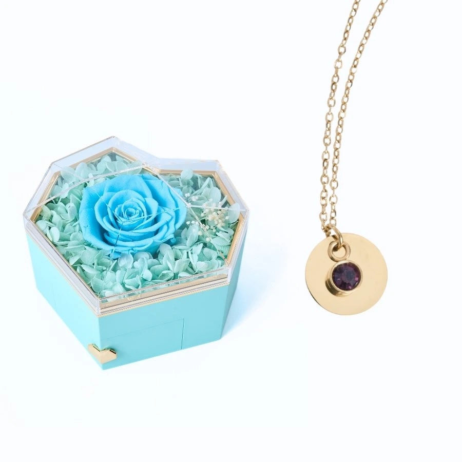 Collar Corazón Eterno & Disco Personalizado