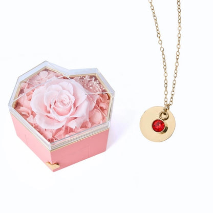 Collar Corazón Eterno & Disco Personalizado