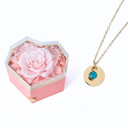 Collar Corazón Eterno & Disco Personalizado
