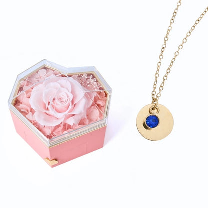 Collar Corazón Eterno & Disco Personalizado