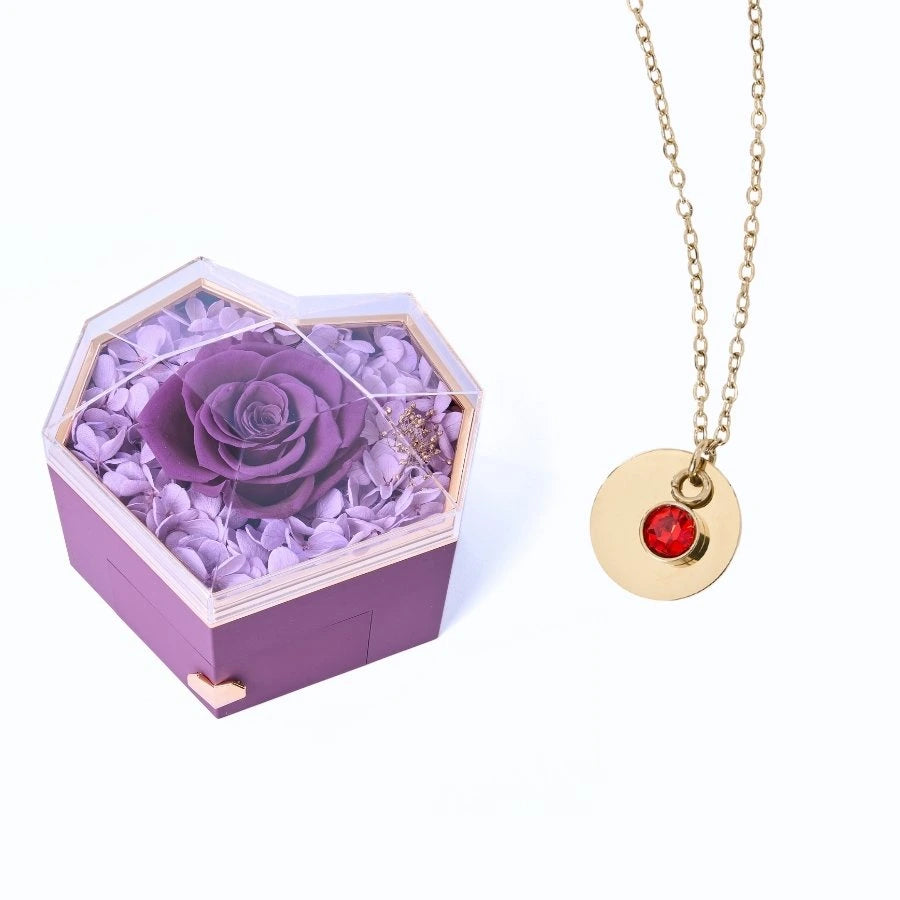 Collar Corazón Eterno & Disco Personalizado