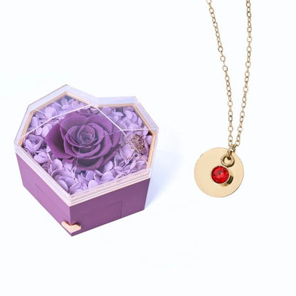 Collar Corazón Eterno & Disco Personalizado