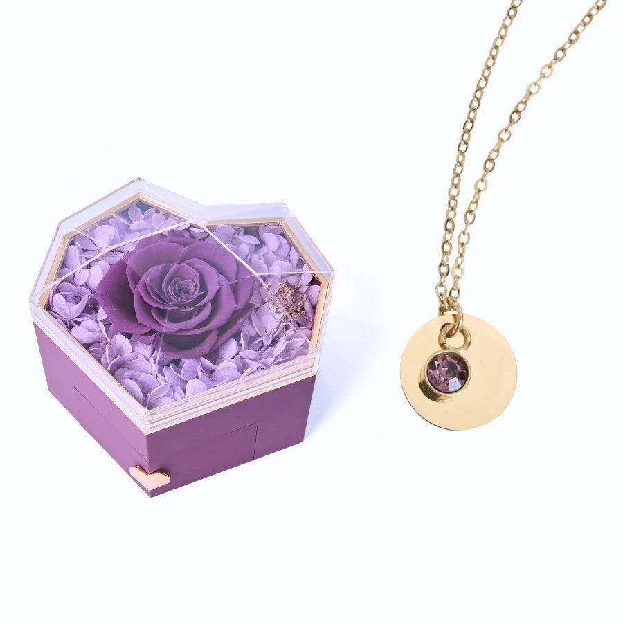 Collar Corazón Eterno & Disco Personalizado