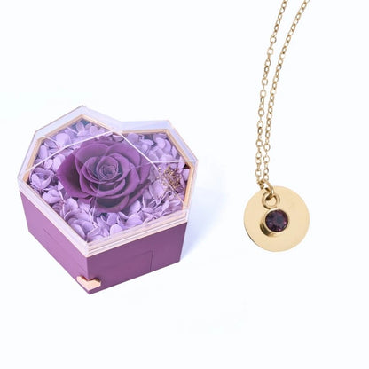 Collar Corazón Eterno & Disco Personalizado