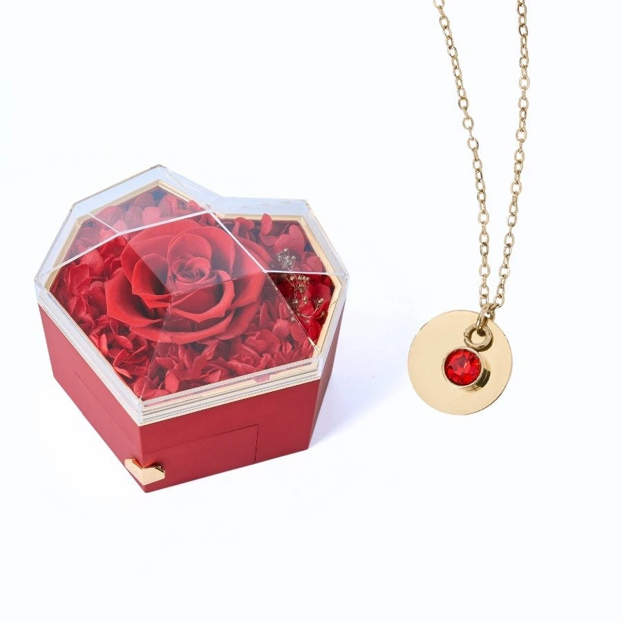 Collar Corazón Eterno & Disco Personalizado
