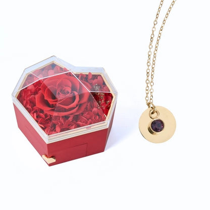 Collar Corazón Eterno & Disco Personalizado