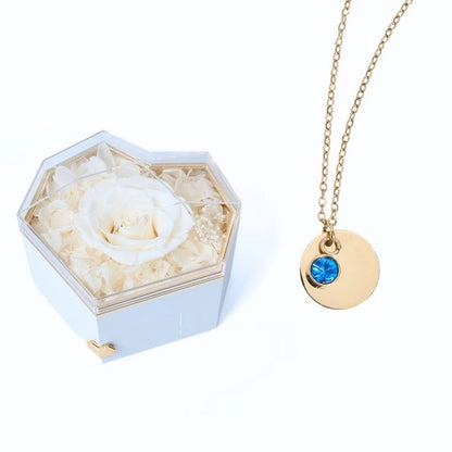 Collar Corazón Eterno & Disco Personalizado