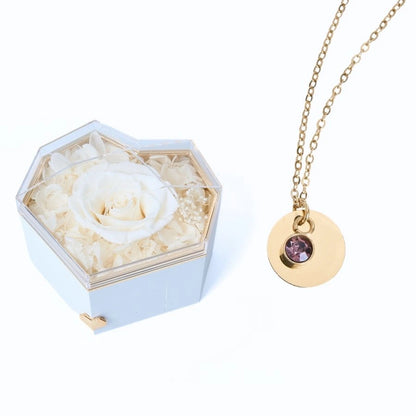 Collar Corazón Eterno & Disco Personalizado