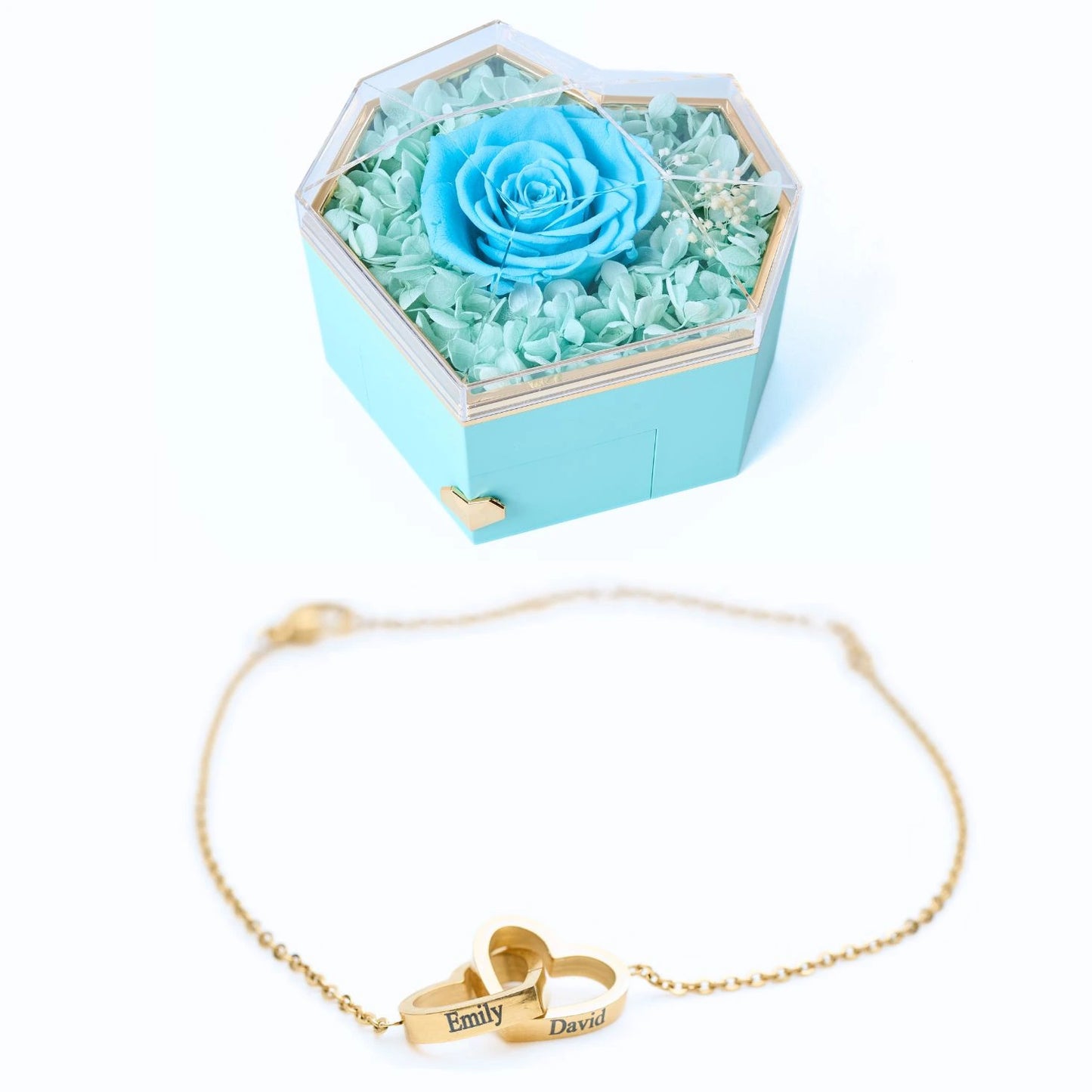 Eternal Heart & Personalized Bracelet