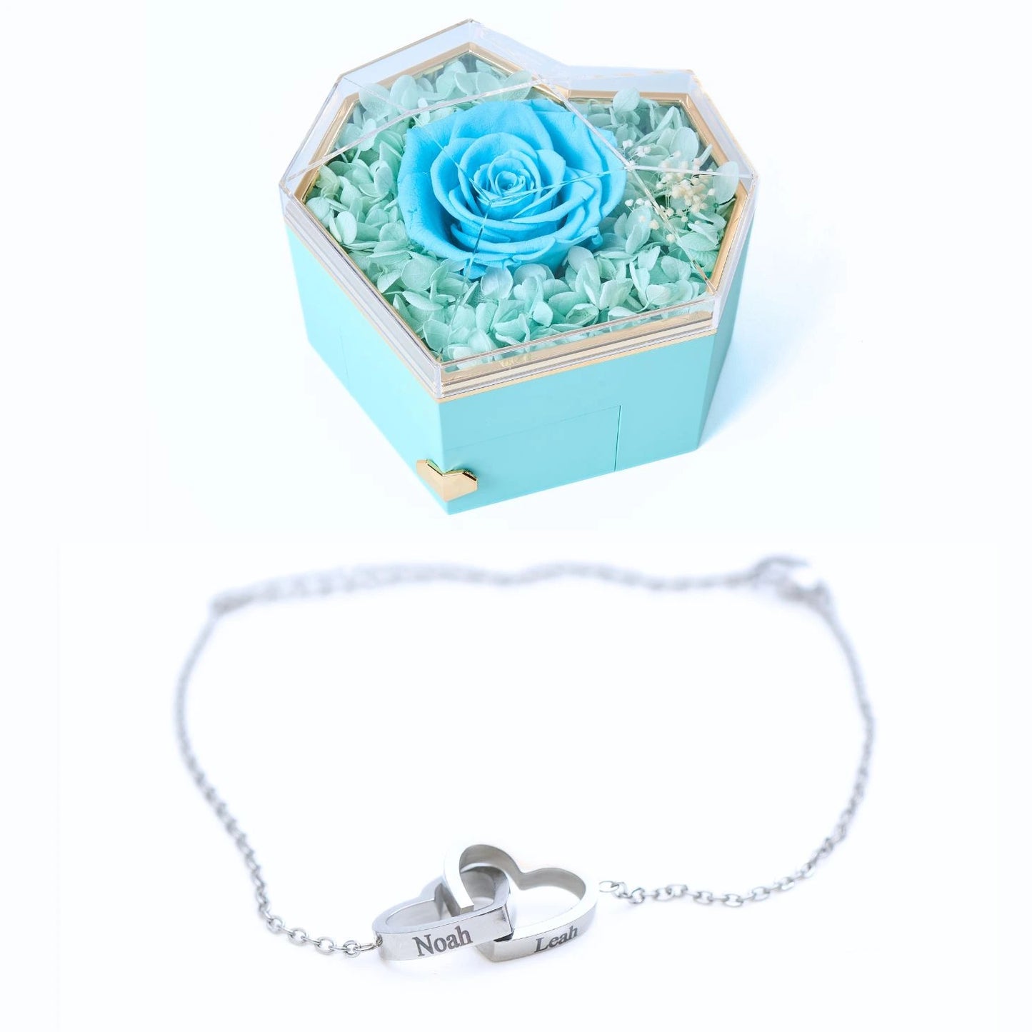 Eternal Heart & Personalized Bracelet