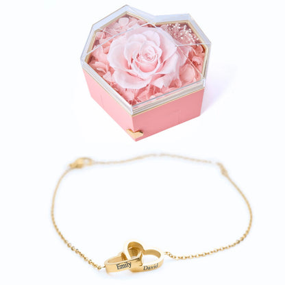 Eternal Heart & Personalized Bracelet