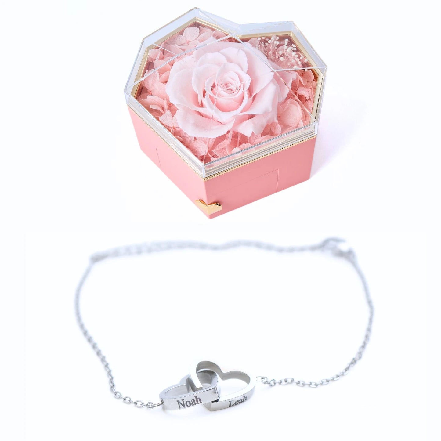 Eternal Heart & Personalized Bracelet
