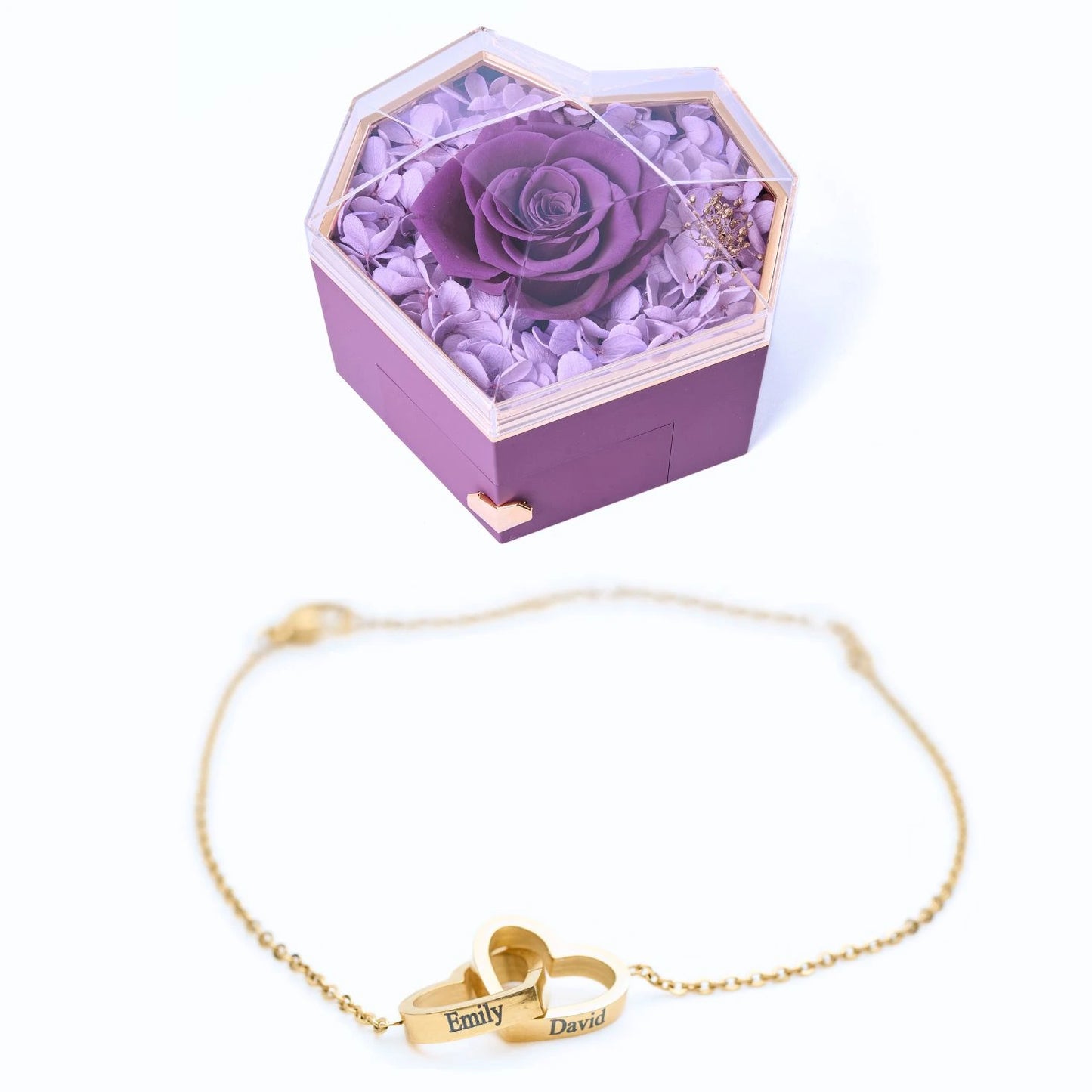Eternal Heart & Personalized Bracelet