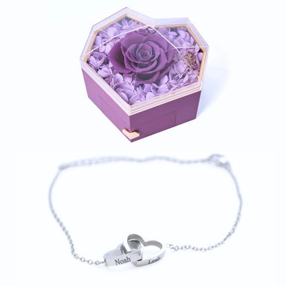 Eternal Heart & Personalized Bracelet