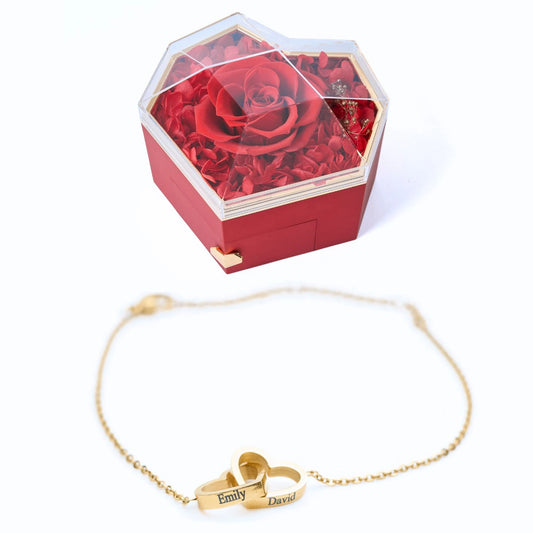 Eternal Heart & Personalized Bracelet