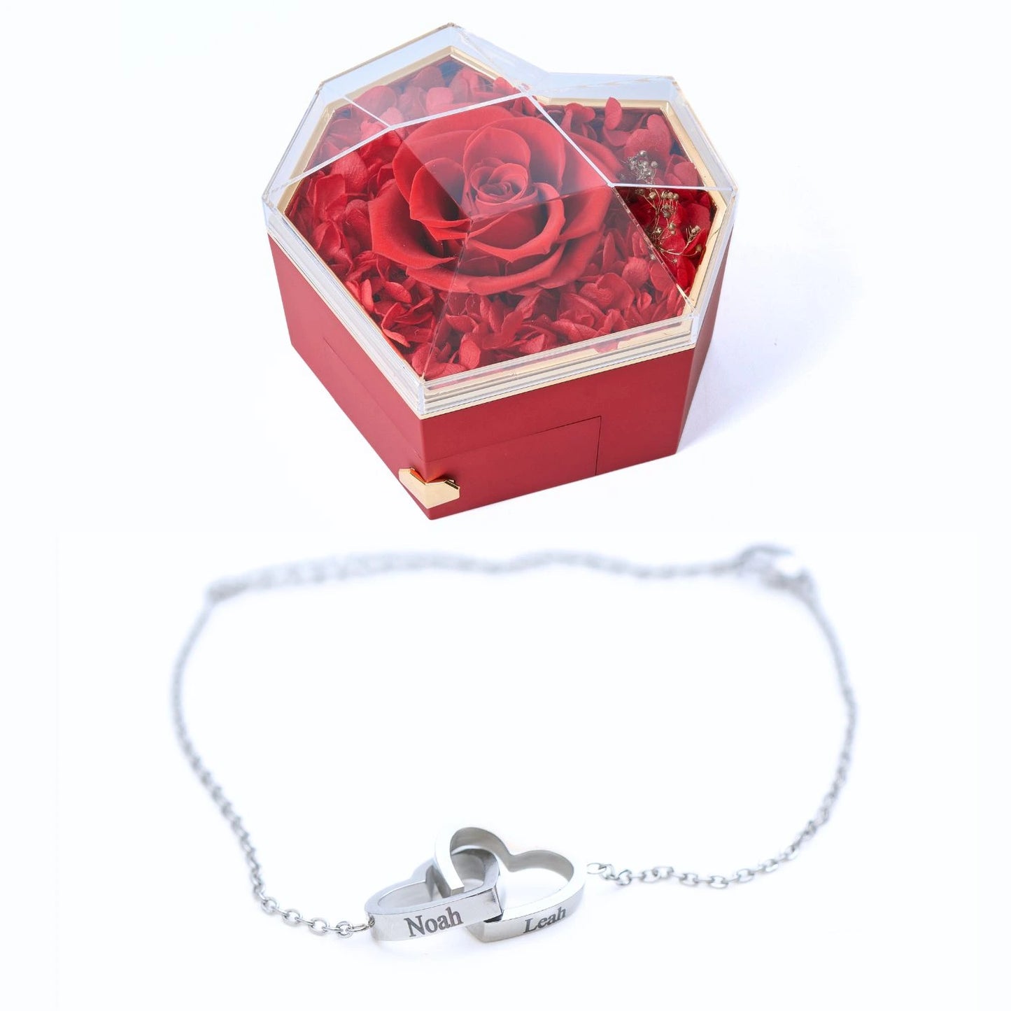 Eternal Heart & Personalized Bracelet