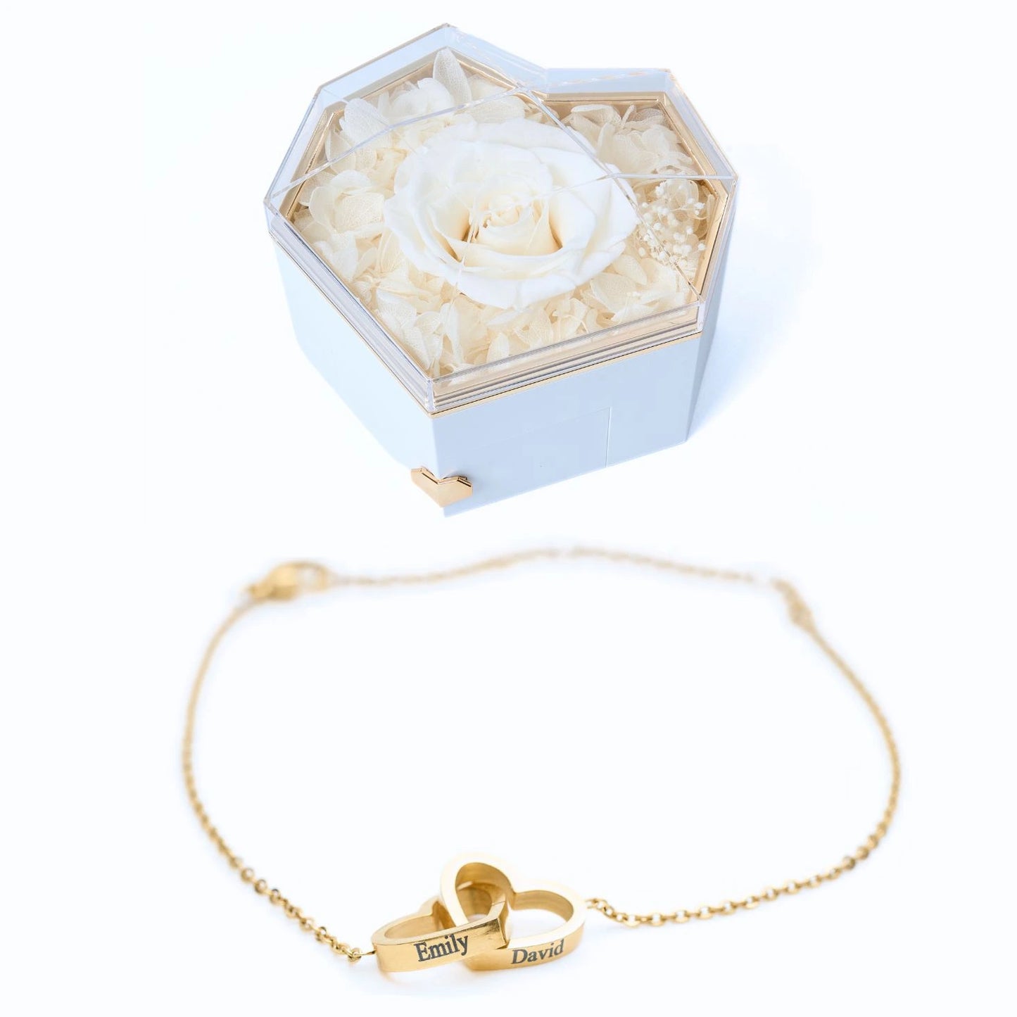 Eternal Heart & Personalized Bracelet