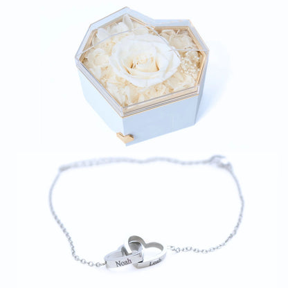 Eternal Heart & Personalized Bracelet