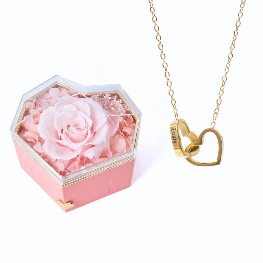 Eternal Heart & Personalized Necklace