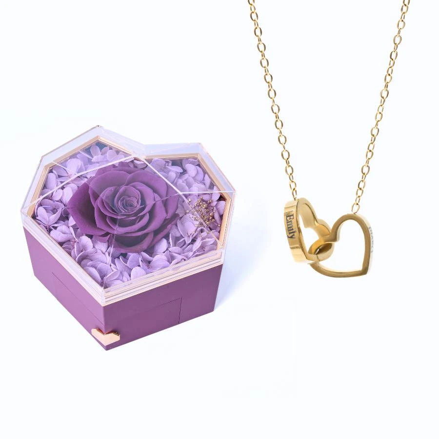 Eternal Heart & Personalized Necklace