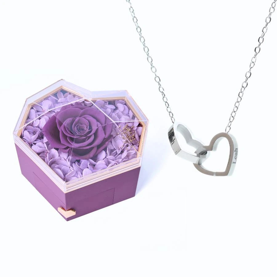 Eternal Heart & Personalized Necklace