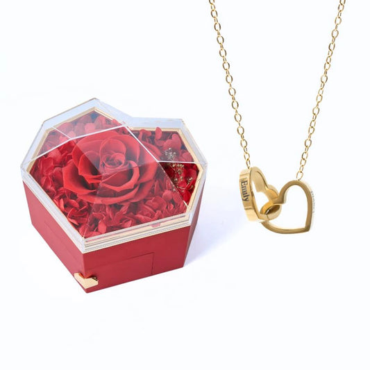 Eternal Heart & Personalized Necklace