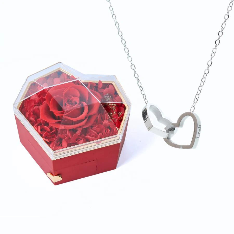 Eternal Heart & Personalized Necklace