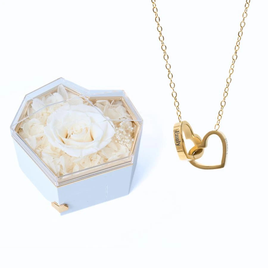 Eternal Heart & Personalized Necklace