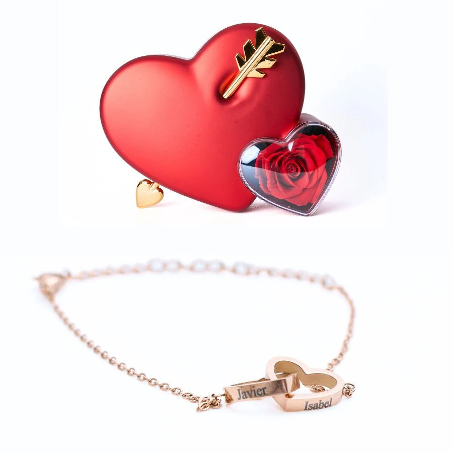 Eternal Love & Personalized Bracelet