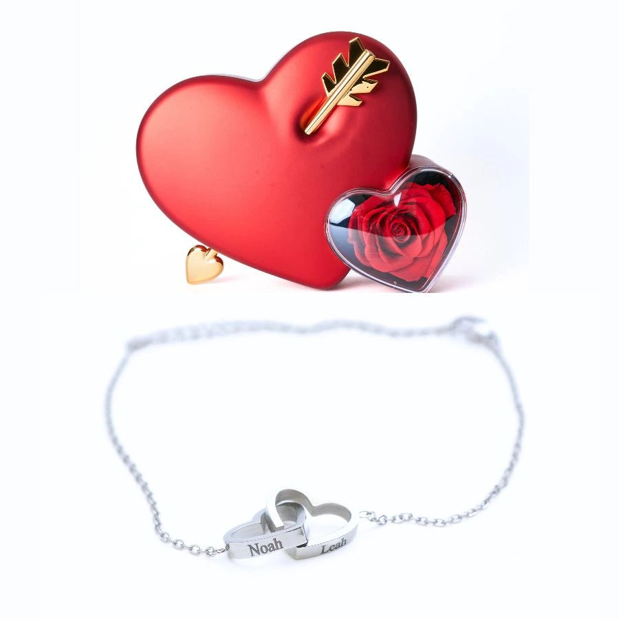 Eternal Love & Personalized Bracelet