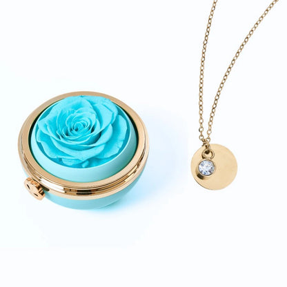 Passion Éternelle & Collier Disque Personnalisé