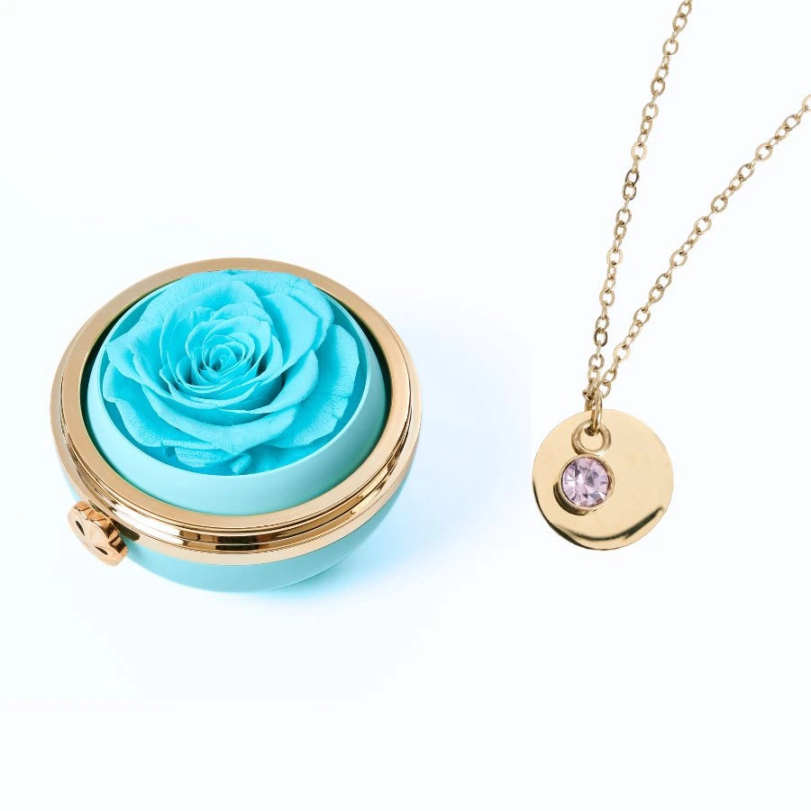 Passion Éternelle & Collier Disque Personnalisé
