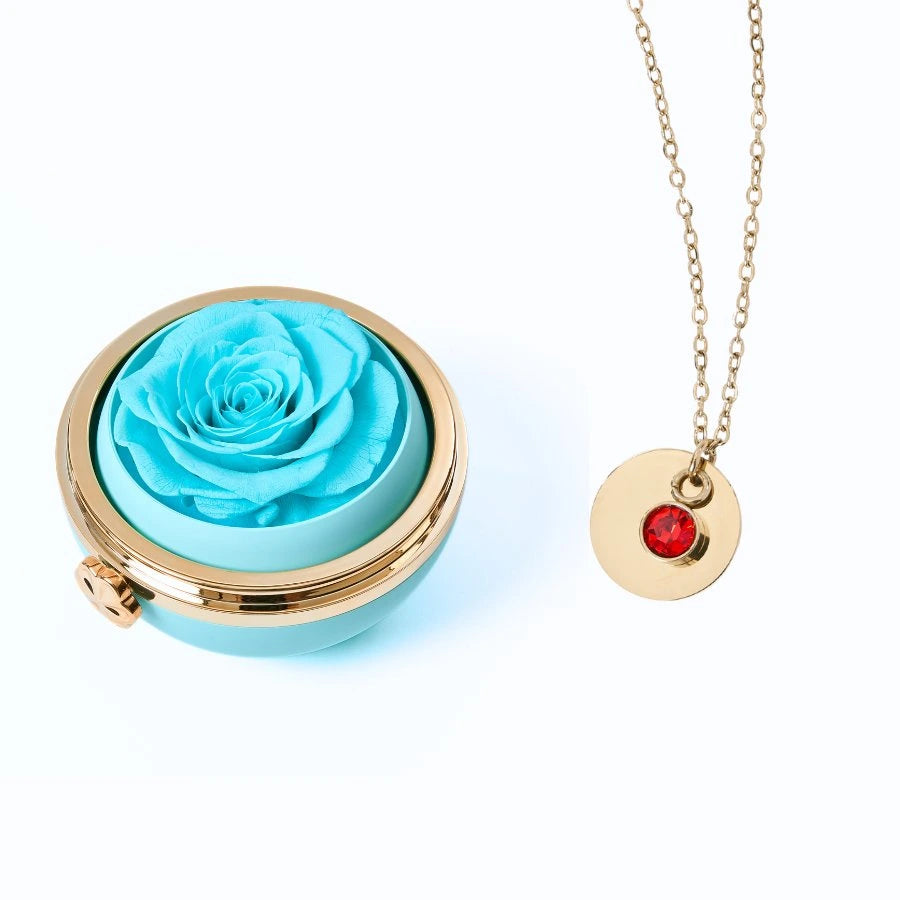 Passion Éternelle & Collier Disque Personnalisé