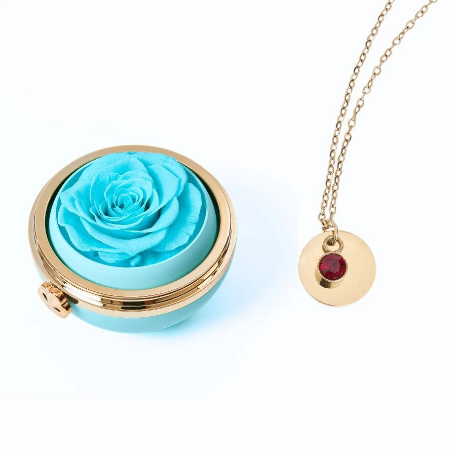 Passion Éternelle & Collier Disque Personnalisé