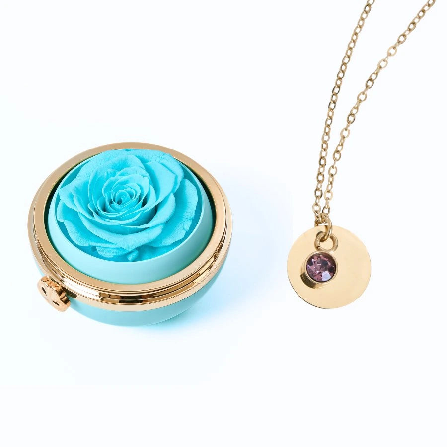 Passion Éternelle & Collier Disque Personnalisé