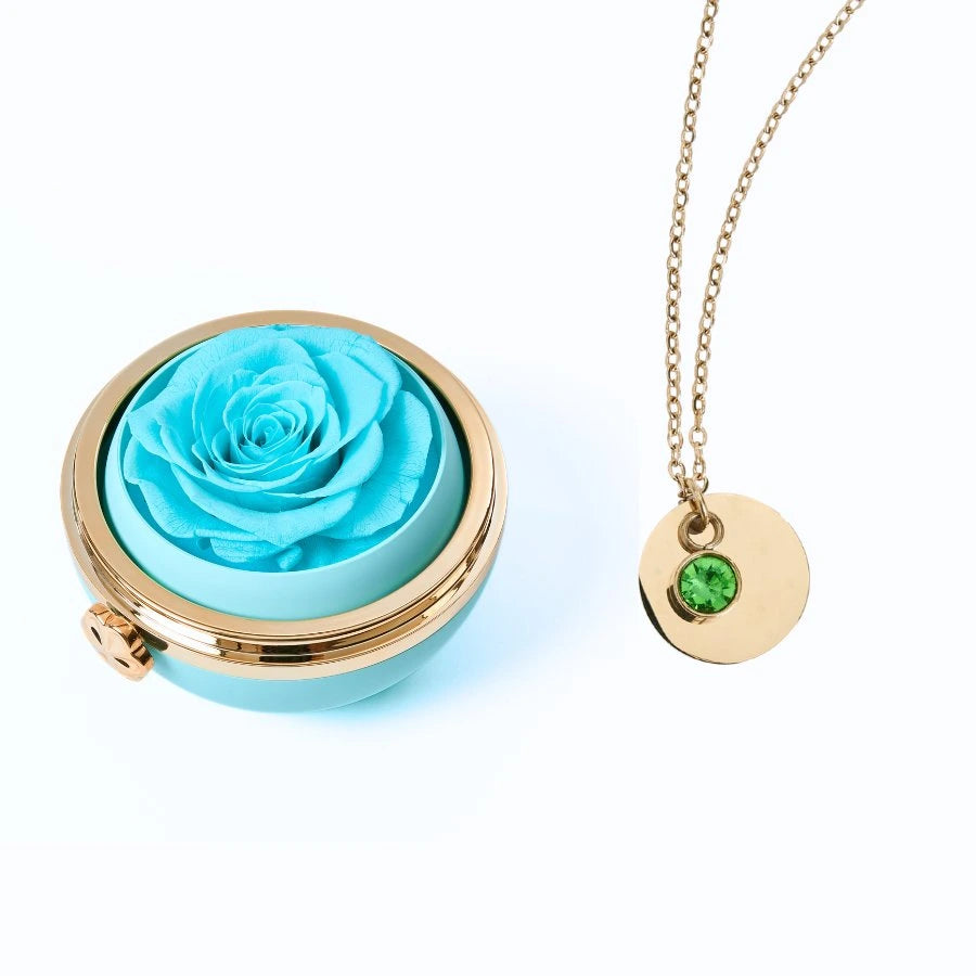 Passion Éternelle & Collier Disque Personnalisé