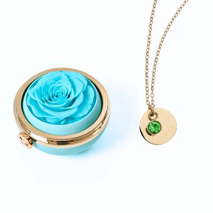 Passion Éternelle & Collier Disque Personnalisé