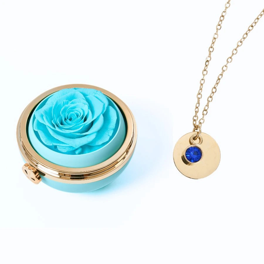 Passion Éternelle & Collier Disque Personnalisé