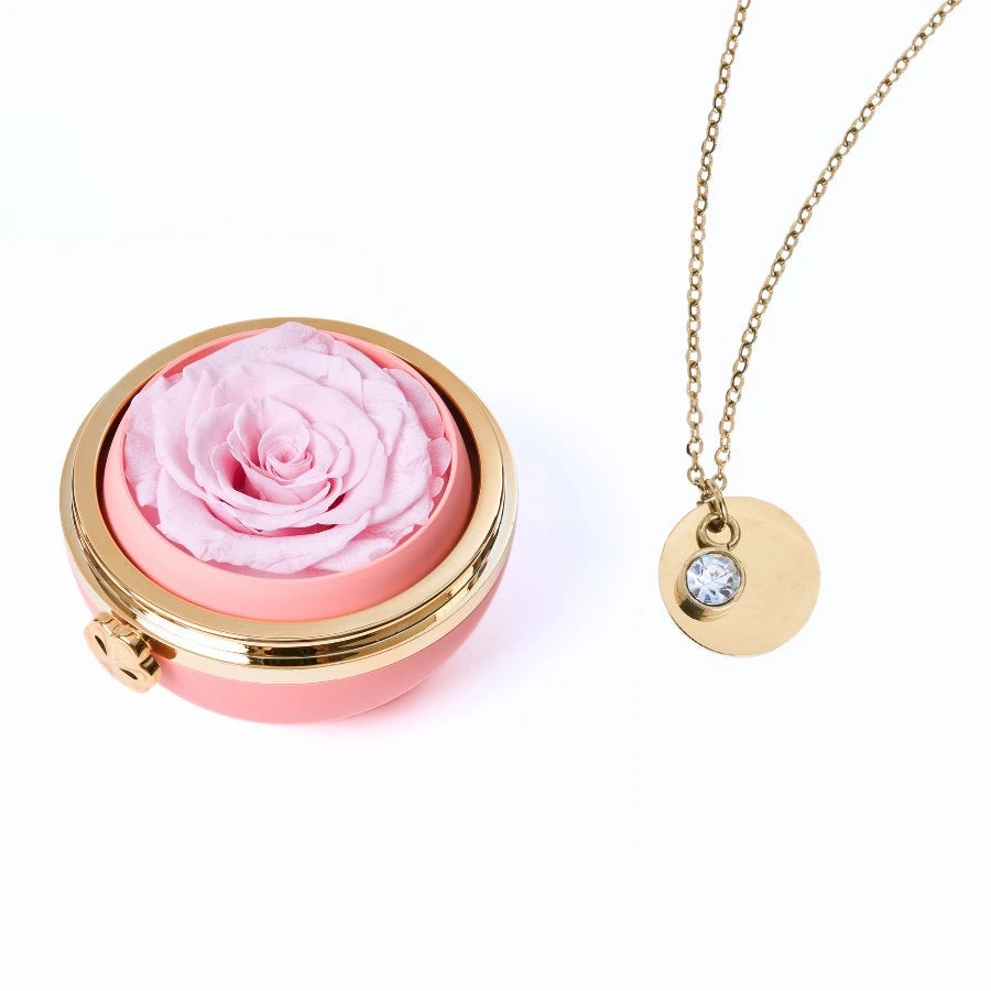 Passion Éternelle & Collier Disque Personnalisé