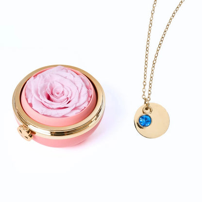 Passion Éternelle & Collier Disque Personnalisé
