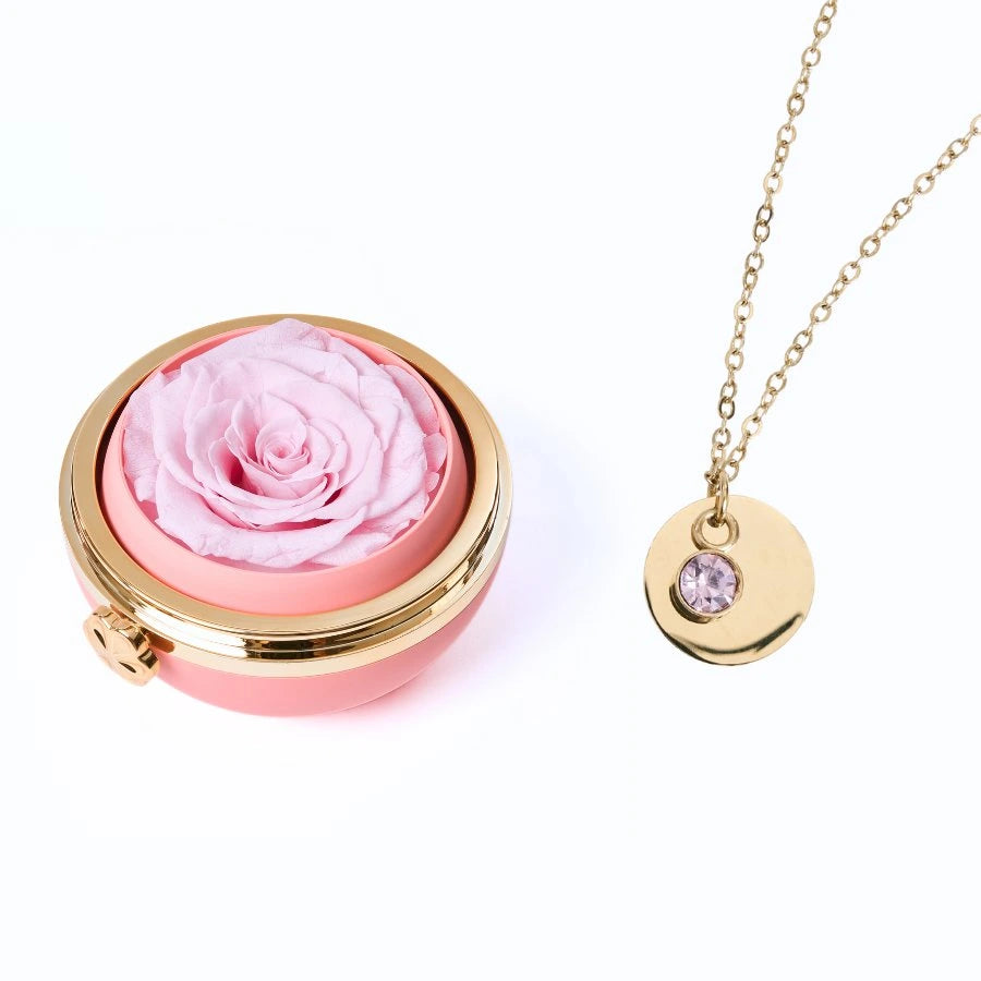 Passion Éternelle & Collier Disque Personnalisé