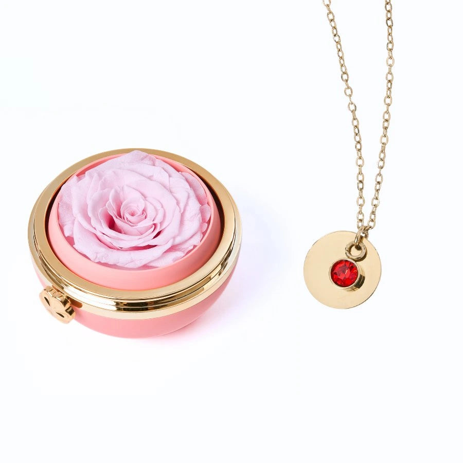 Passion Éternelle & Collier Disque Personnalisé