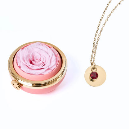 Passion Éternelle & Collier Disque Personnalisé