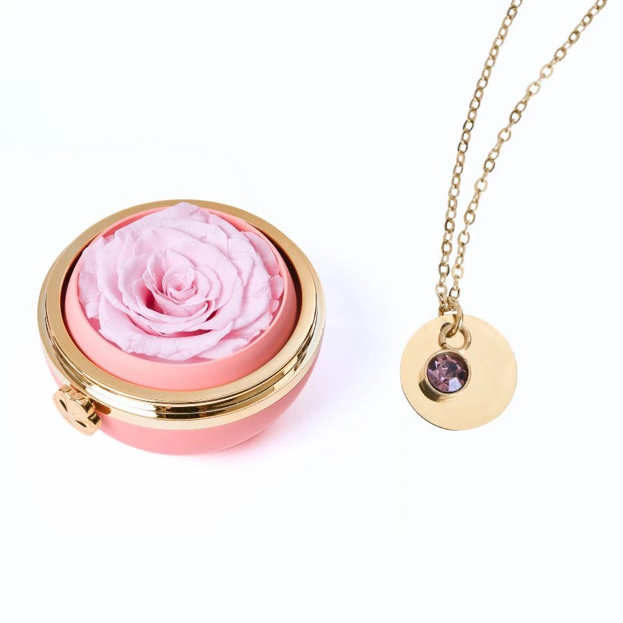Passion Éternelle & Collier Disque Personnalisé