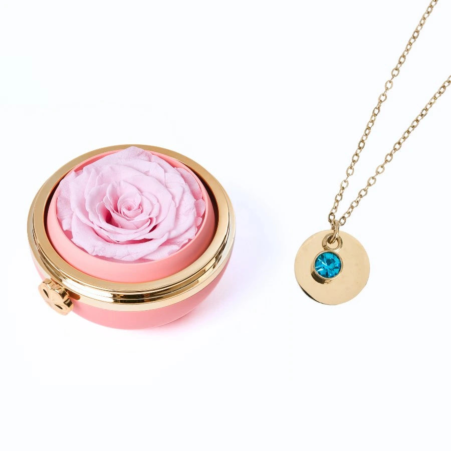 Passion Éternelle & Collier Disque Personnalisé