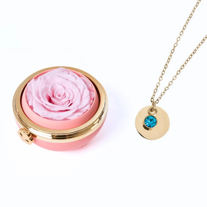 Passion Éternelle & Collier Disque Personnalisé