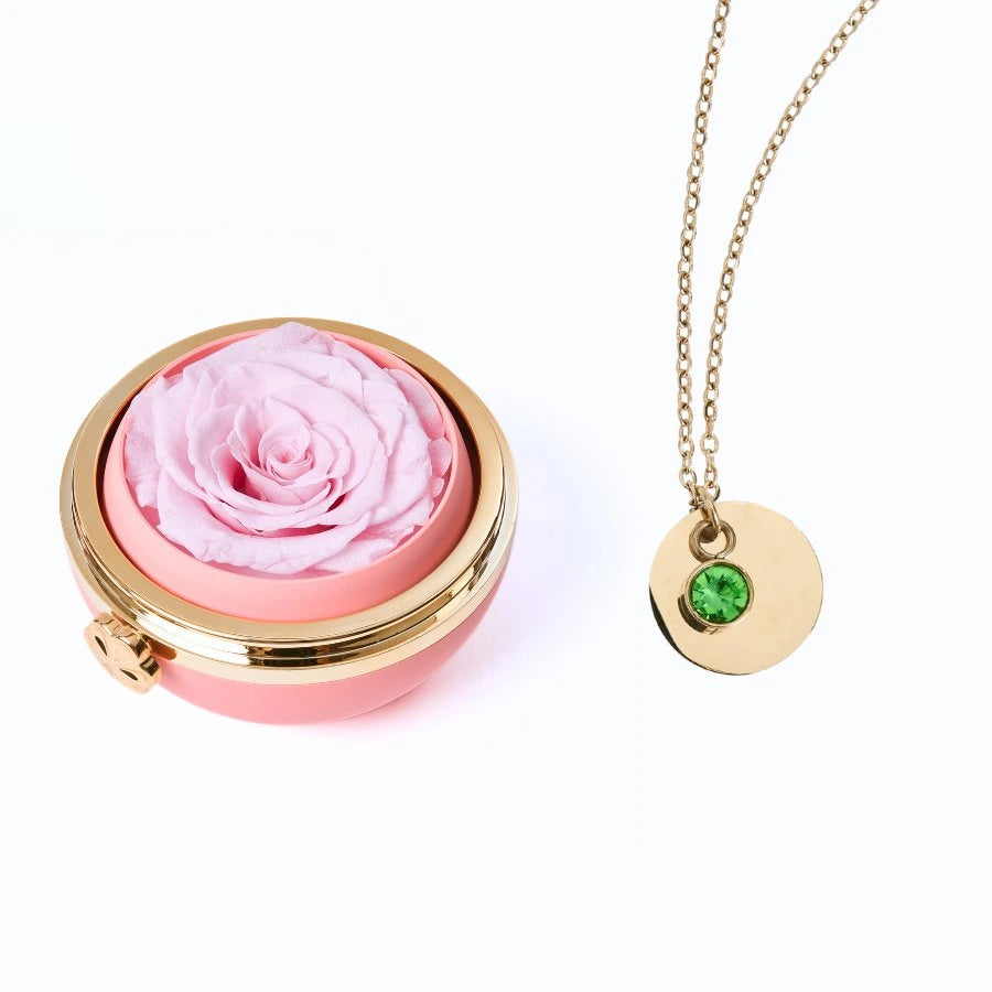 Passion Éternelle & Collier Disque Personnalisé