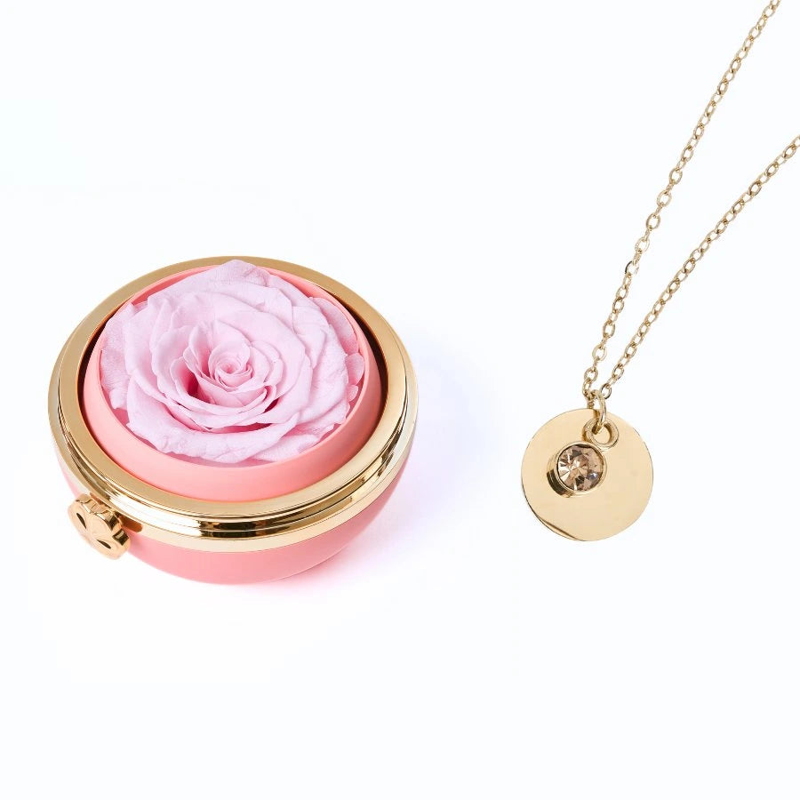 Passion Éternelle & Collier Disque Personnalisé
